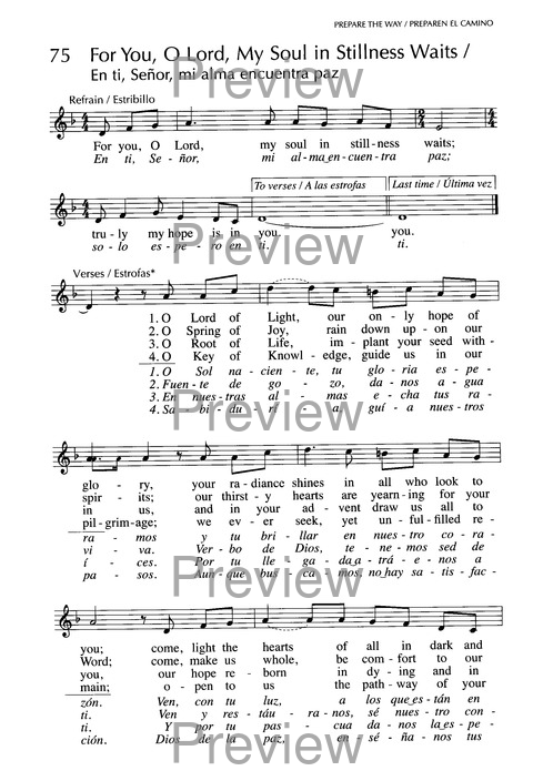 Santo, Santo, Santo: cantos para el pueblo de Dios = Holy, Holy, Holy: songs for the people of God page 118