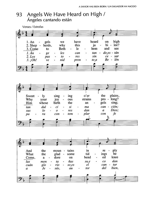 Santo, Santo, Santo: cantos para el pueblo de Dios = Holy, Holy, Holy: songs for the people of God page 145