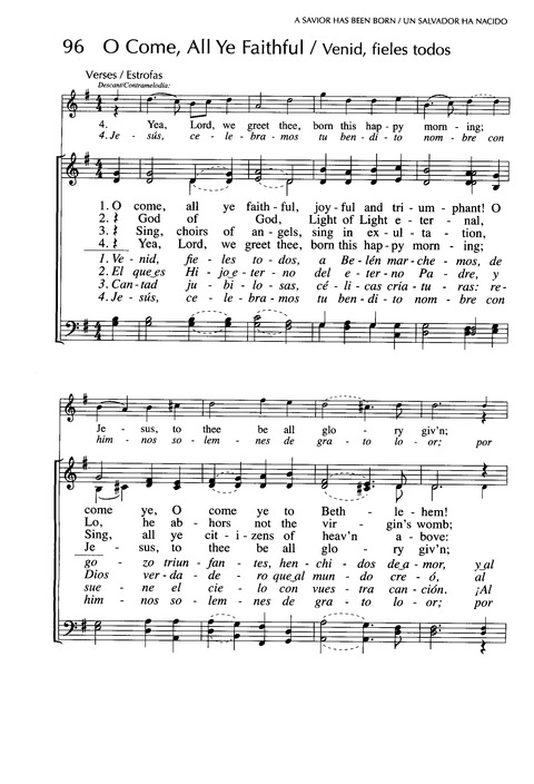 O Come All Ye Faithful Hymnary Org