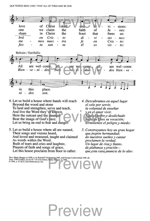 Santo, Santo, Santo: cantos para el pueblo de Dios = Holy, Holy, Holy: songs for the people of God page 359