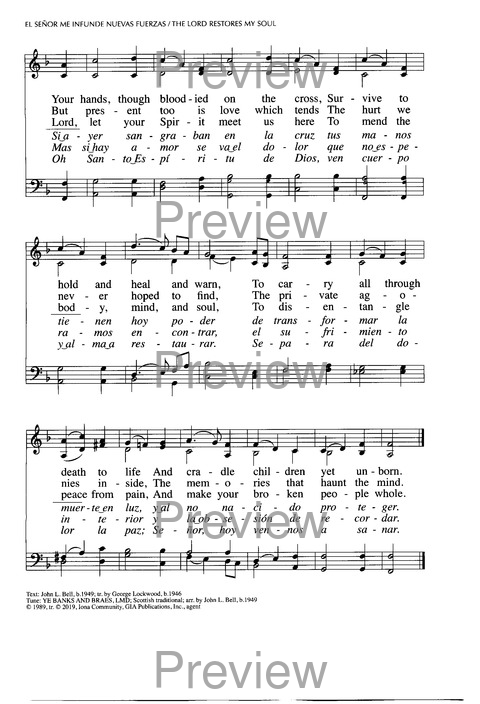 Santo, Santo, Santo: cantos para el pueblo de Dios = Holy, Holy, Holy: songs for the people of God page 537