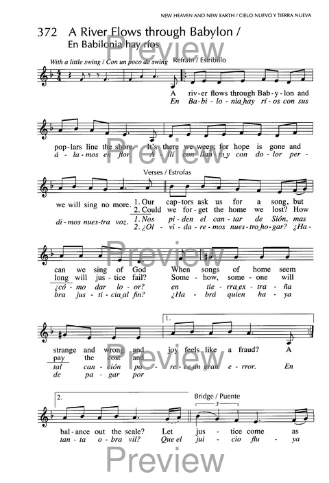 Santo, Santo, Santo: cantos para el pueblo de Dios = Holy, Holy, Holy: songs for the people of God page 587