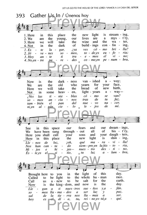 Santo, Santo, Santo: cantos para el pueblo de Dios = Holy, Holy, Holy: songs for the people of God page 620