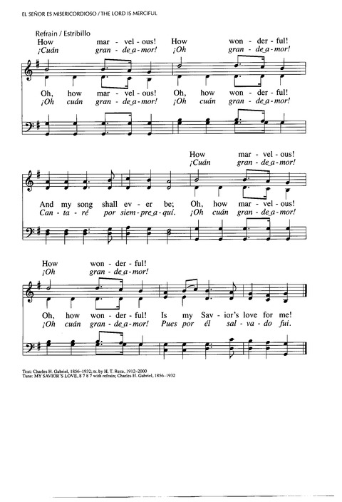 Santo, Santo, Santo: cantos para el pueblo de Dios = Holy, Holy, Holy: songs for the people of God page 831