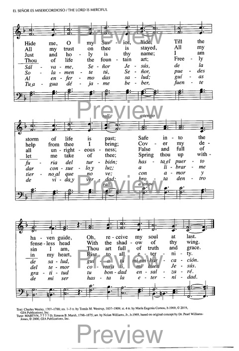 Santo, Santo, Santo: cantos para el pueblo de Dios = Holy, Holy, Holy: songs for the people of God page 841