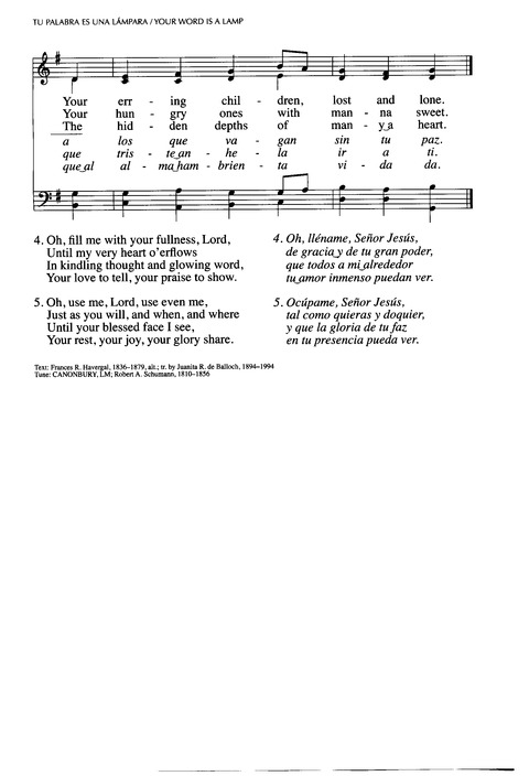 Santo, Santo, Santo: cantos para el pueblo de Dios = Holy, Holy, Holy: songs for the people of God page 861