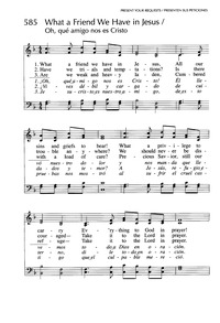 Hymn: What a Friend we have in Jesus