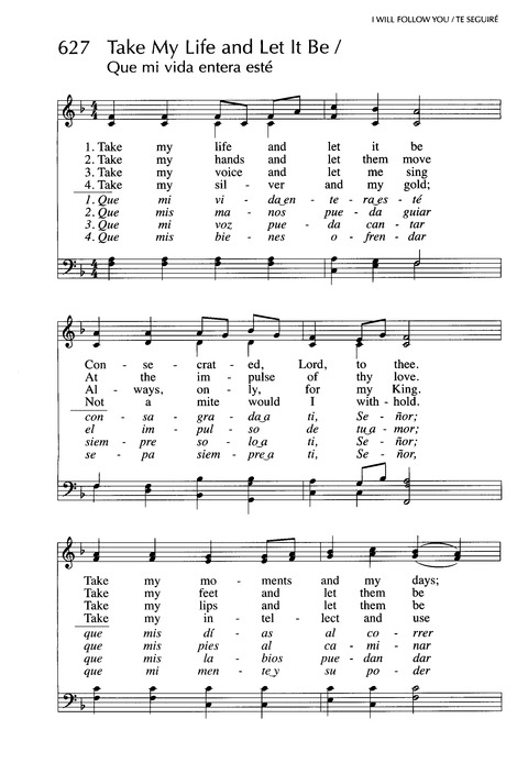 Santo, Santo, Santo: cantos para el pueblo de Dios = Holy, Holy, Holy: songs for the people of God page 952