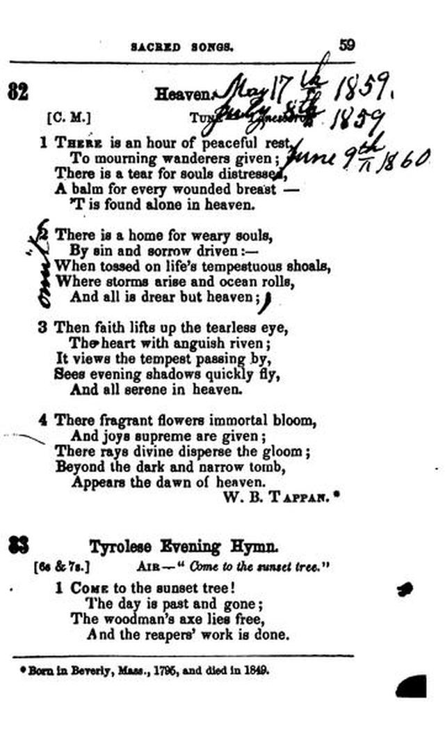 A Selection of Sacred Songs. 2nd ed. page 55