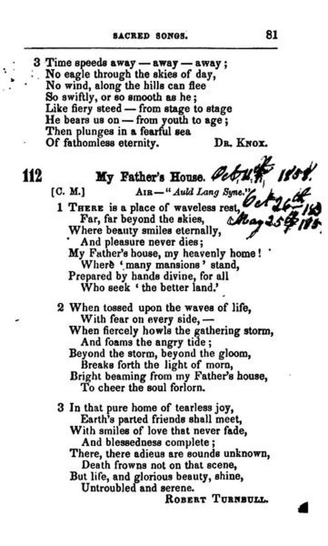A Selection of Sacred Songs. 2nd ed. page 77