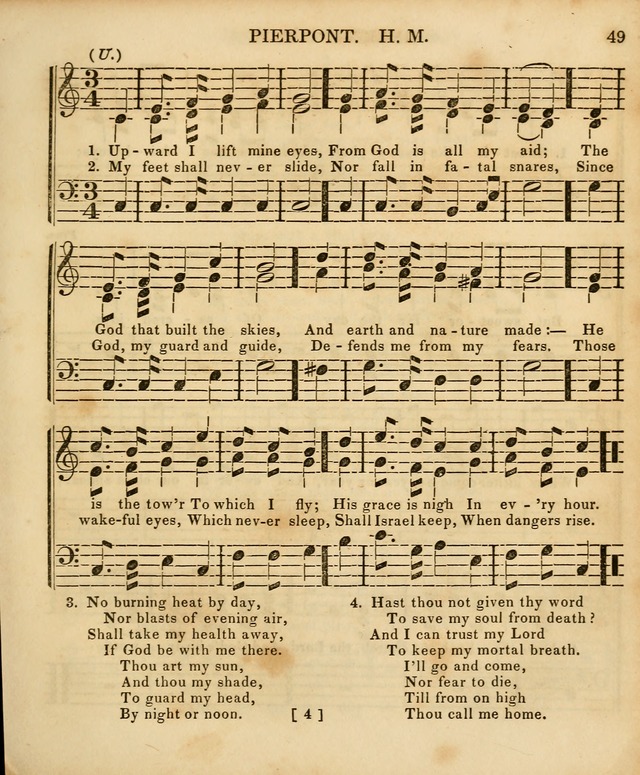 The Sunday School Singing Book: being a collection of hymns with appropriate music, designed as a guide and assistant to the devotional exercises of Sabbath schools and families...(3rd ed.) page 49