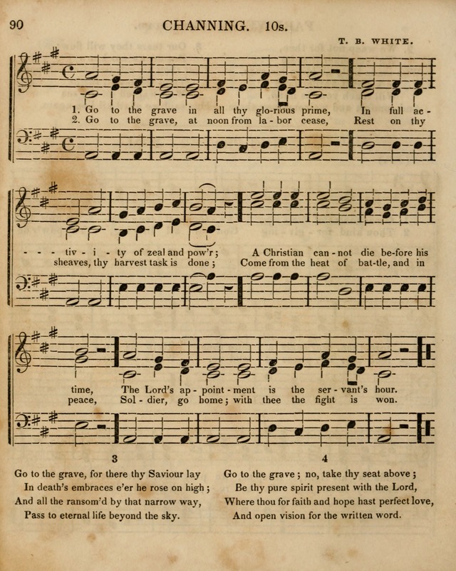 The Sunday School Singing Book: being a collection of hymns with appropriate music, designed as a guide and assistant to the devotional exercises of Sabbath schools and families...(3rd ed.) page 90