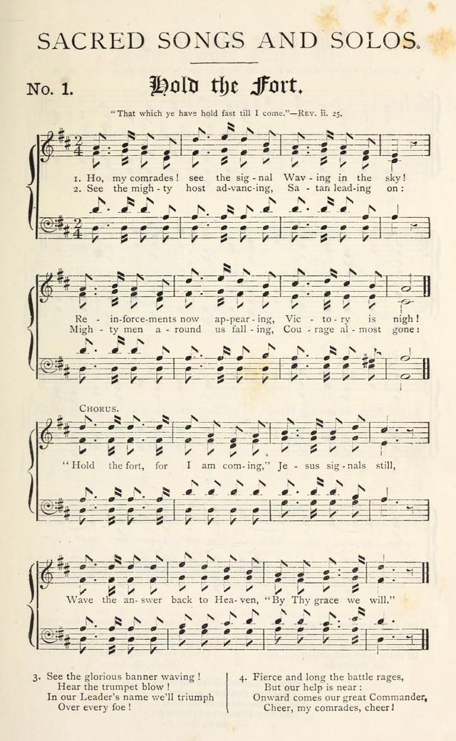 Sacred Songs & Solos: Nos 1. and 2. Combined page 1