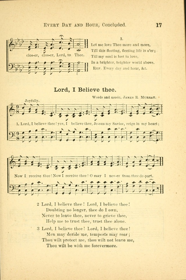 Songs for Sunday Schools and Gospel Meetings page 17