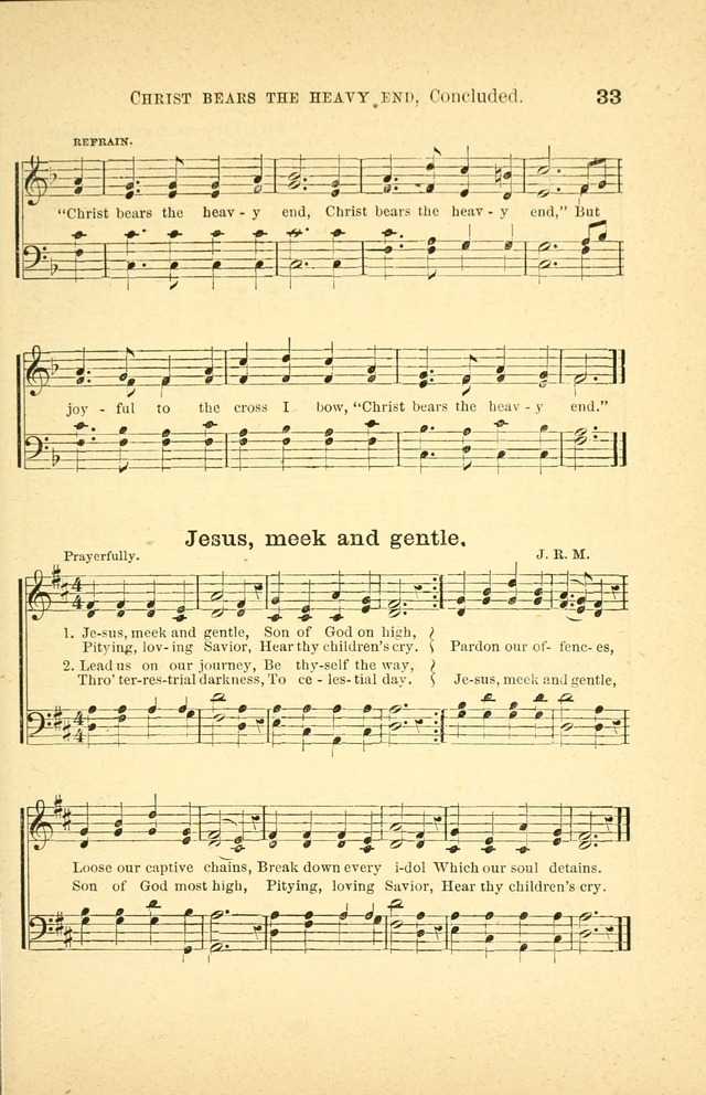 Songs for Sunday Schools and Gospel Meetings page 33