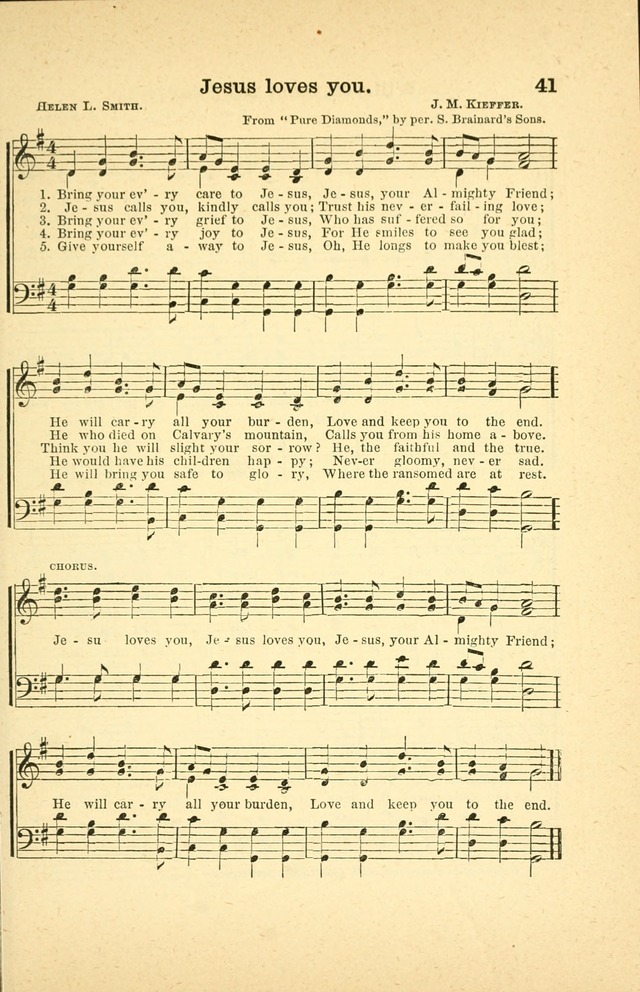 Songs for Sunday Schools and Gospel Meetings page 41