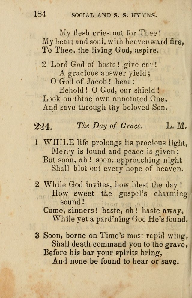 The Social and Sabbath School Hymn-Book. (5th ed.) page 187