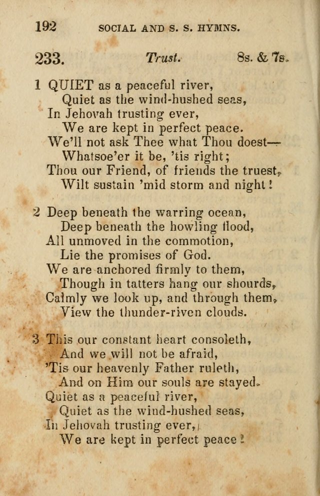 The Social and Sabbath School Hymn-Book. (5th ed.) page 195