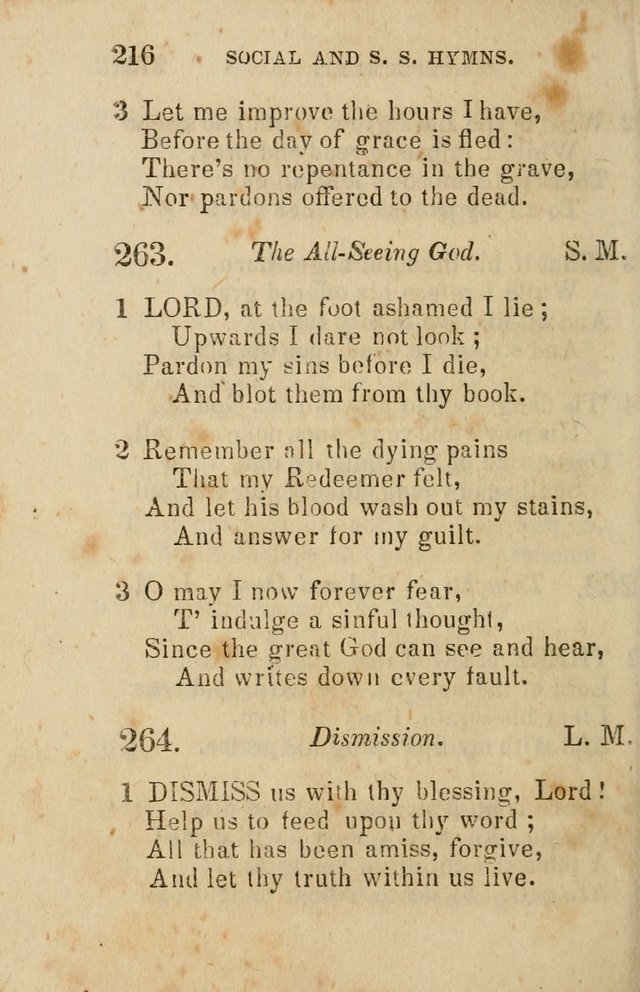 The Social and Sabbath School Hymn-Book. (5th ed.) page 219