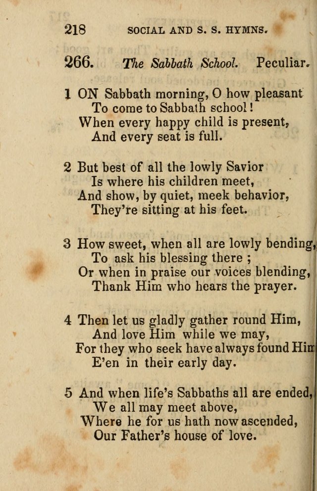 The Social and Sabbath School Hymn-Book. (5th ed.) page 221