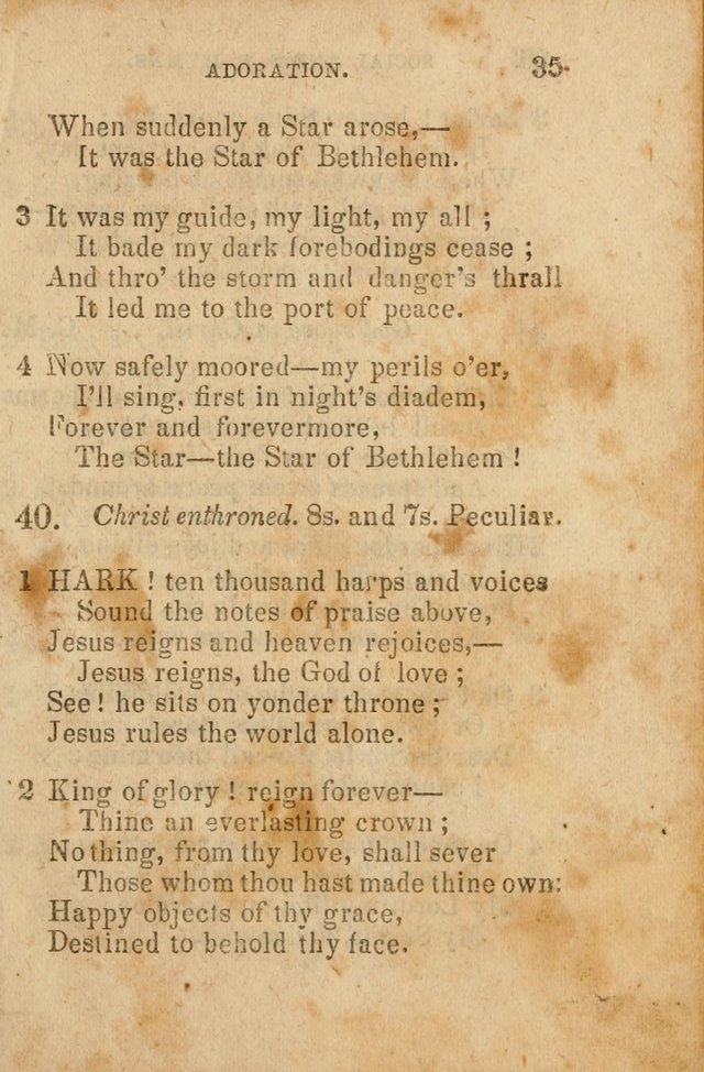 The Social and Sabbath School Hymn-Book. (5th ed.) page 36