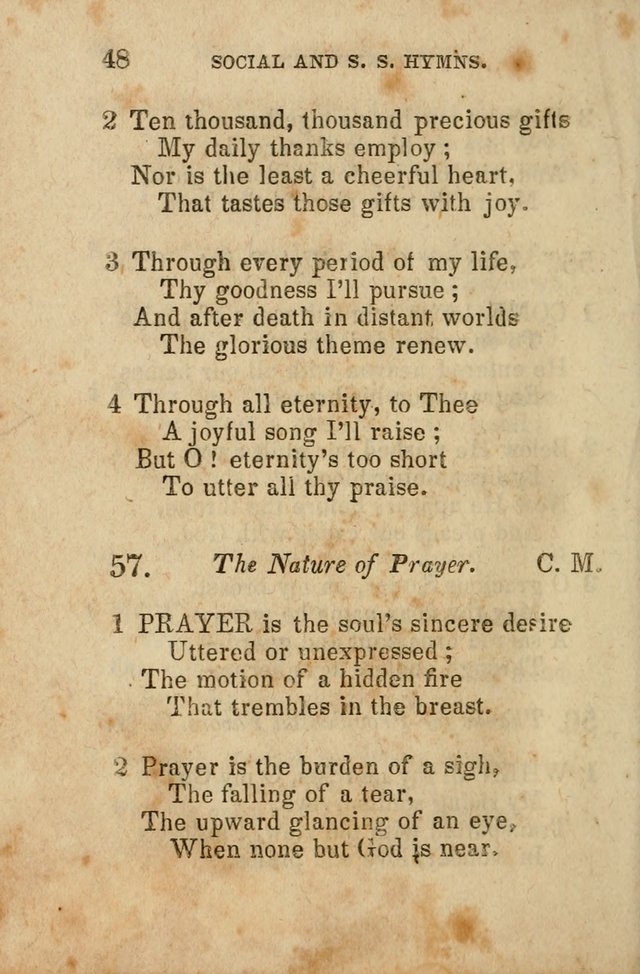 The Social and Sabbath School Hymn-Book. (5th ed.) page 49