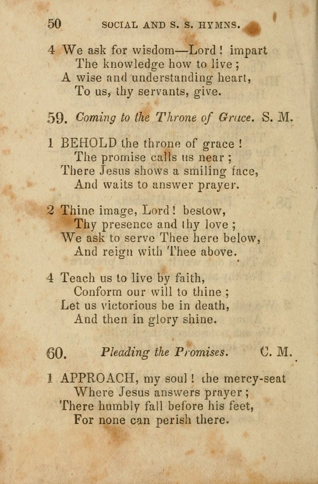 The Social and Sabbath School Hymn-Book. (5th ed.) page 51