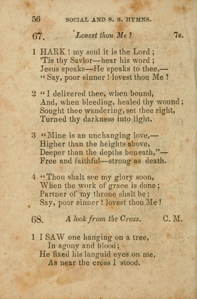 The Social and Sabbath School Hymn-Book. (5th ed.) page 57