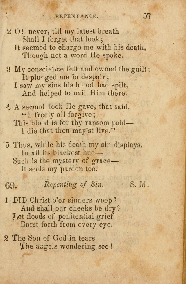 The Social and Sabbath School Hymn-Book. (5th ed.) page 58