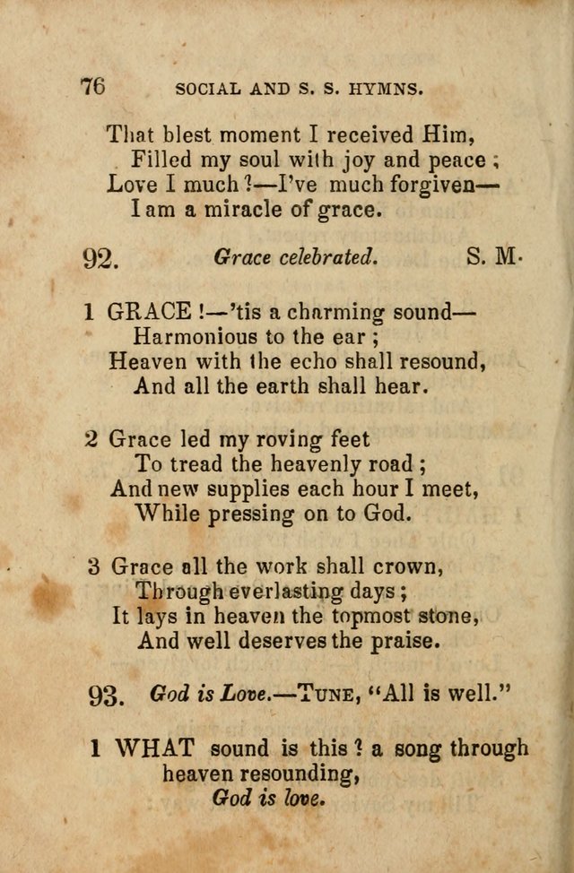 The Social and Sabbath School Hymn-Book. (5th ed.) page 79