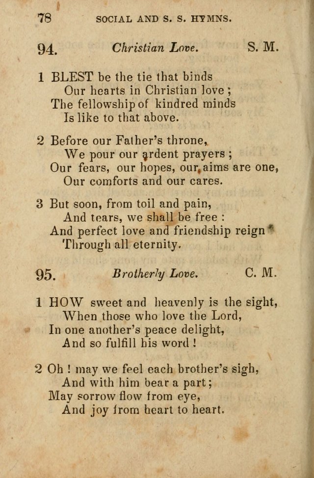 The Social and Sabbath School Hymn-Book. (5th ed.) page 81