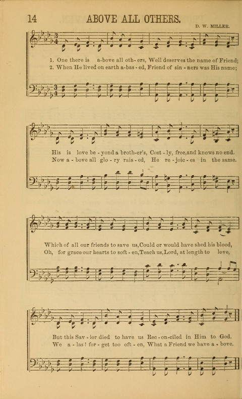 Sabbath Songs and Spiritual Hymns page 14