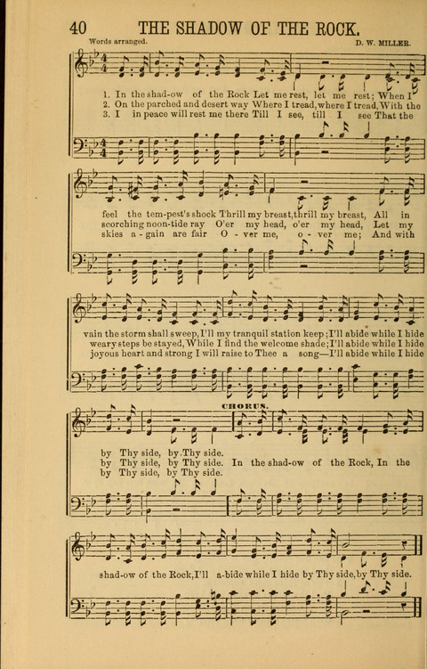 Sabbath Songs and Spiritual Hymns page 40