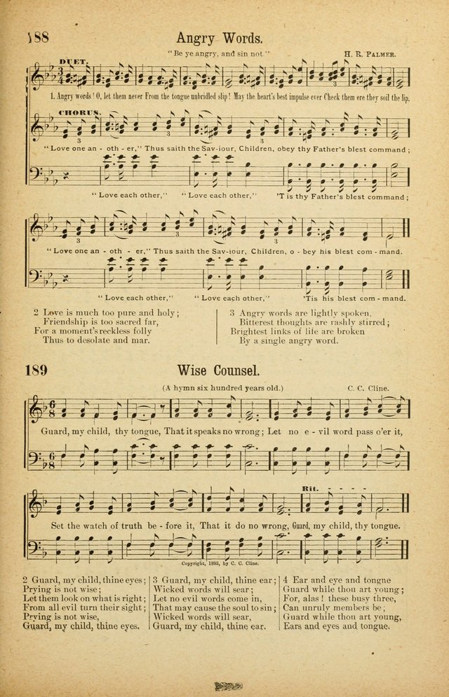 The Standard Sunday School Hymnal page 125
