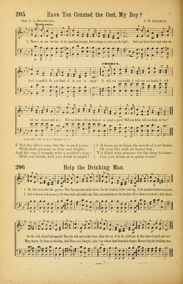 The Standard Sunday School Hymnal page 136