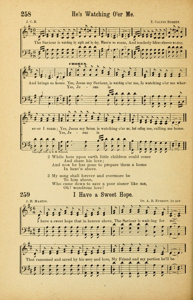 The Standard Sunday School Hymnal page 166