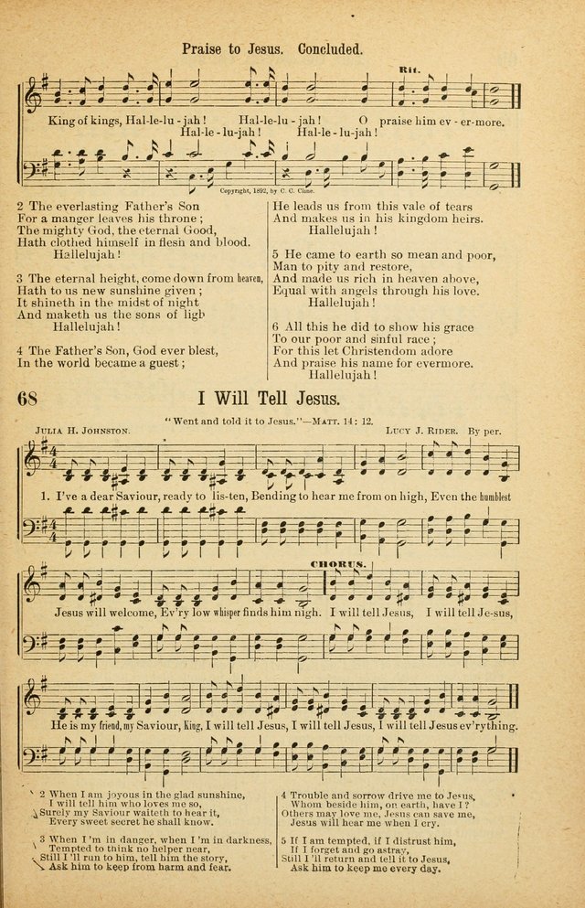 The Standard Sunday School Hymnal page 49