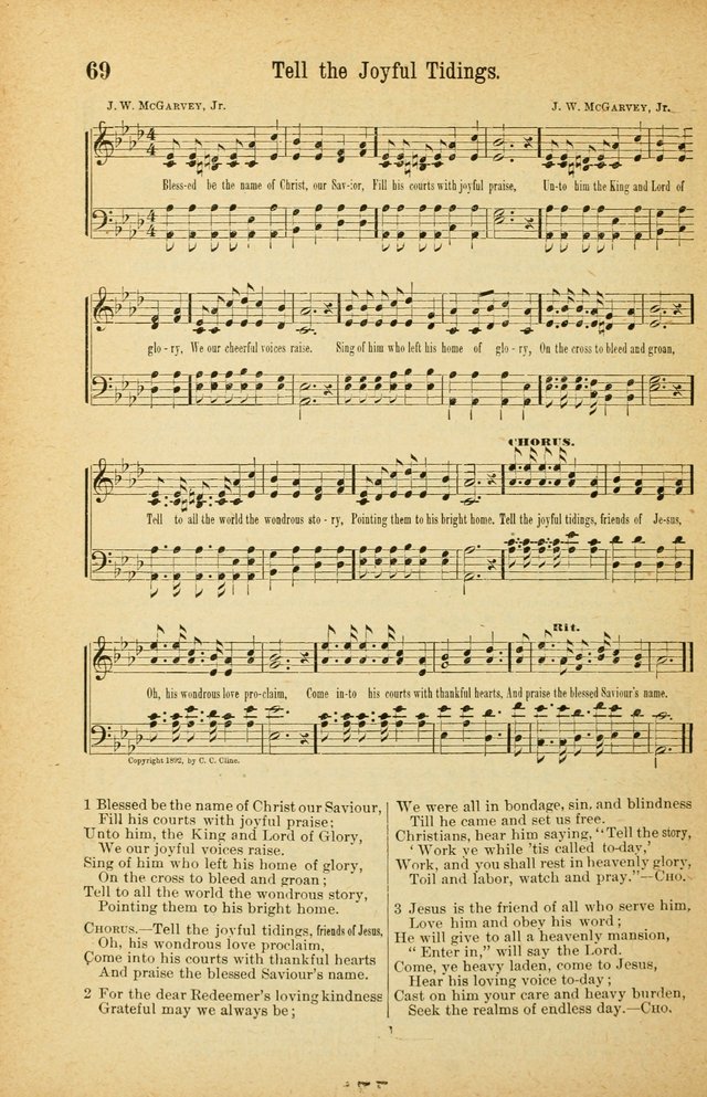 The Standard Sunday School Hymnal page 50
