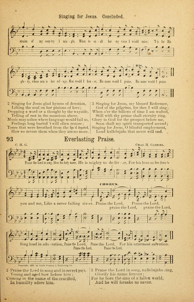 The Standard Sunday School Hymnal page 65