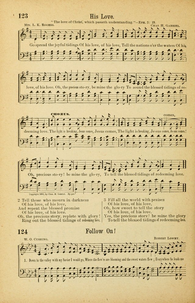 The Standard Sunday School Hymnal page 84
