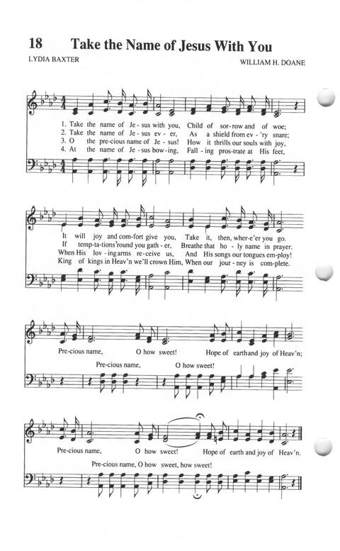 Soul-stirring Songs and Hymns (Rev. ed.) page 18