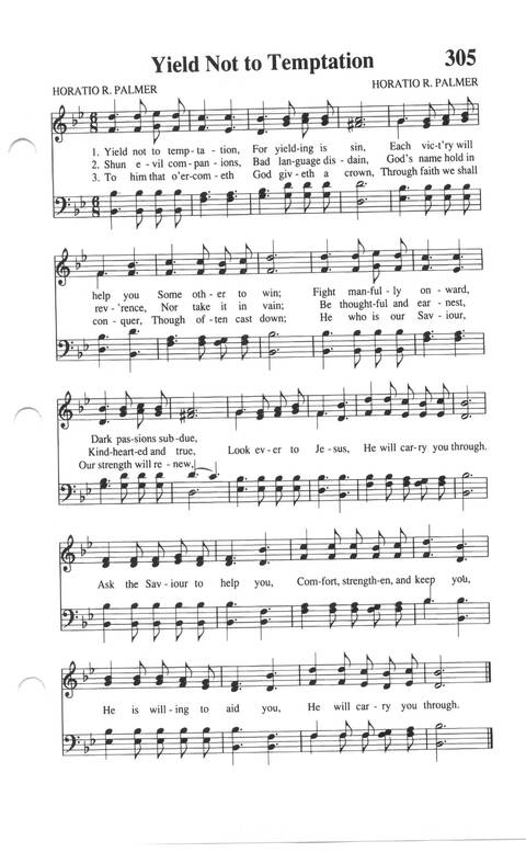 Soul-stirring Songs and Hymns (Rev. ed.) page 309