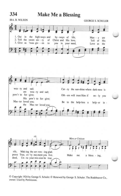 Soul-stirring Songs and Hymns (Rev. ed.) page 334