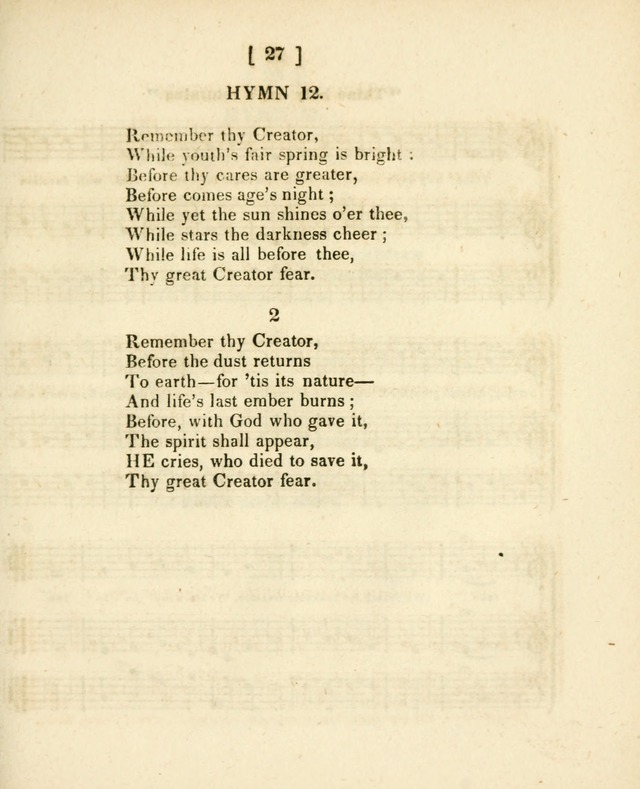 Sabbath School Songs: or hymns and music suitable for Sabbath schools page 27
