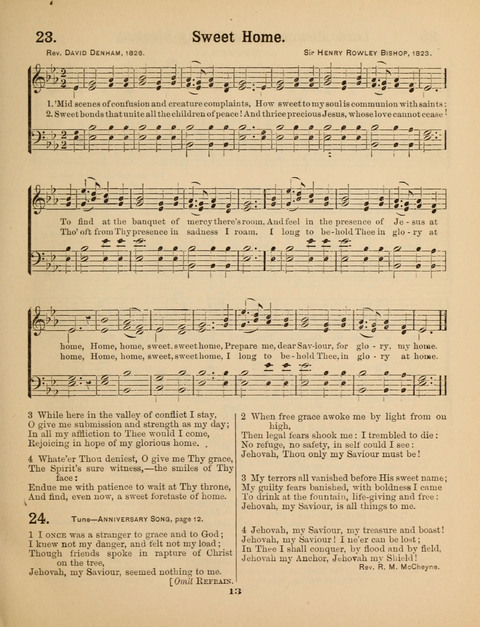 Select Songs for the Sunday School page 13