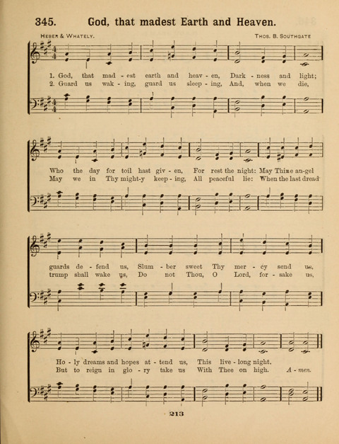 Select Songs for the Sunday School page 211