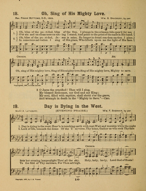 Select Songs for the Singing Service: in the Prayer Meeting and Sunday School page 10