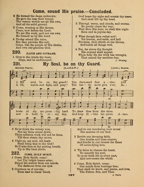 Select Songs for the Singing Service: in the Prayer Meeting and Sunday School page 137
