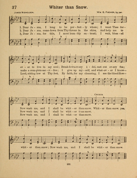 Select Songs for the Singing Service: in the Prayer Meeting and Sunday School page 21