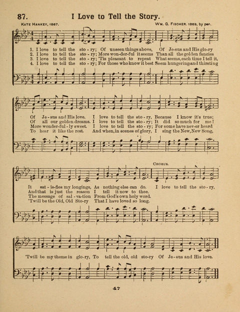 Select Songs for the Singing Service: in the Prayer Meeting and Sunday School page 47